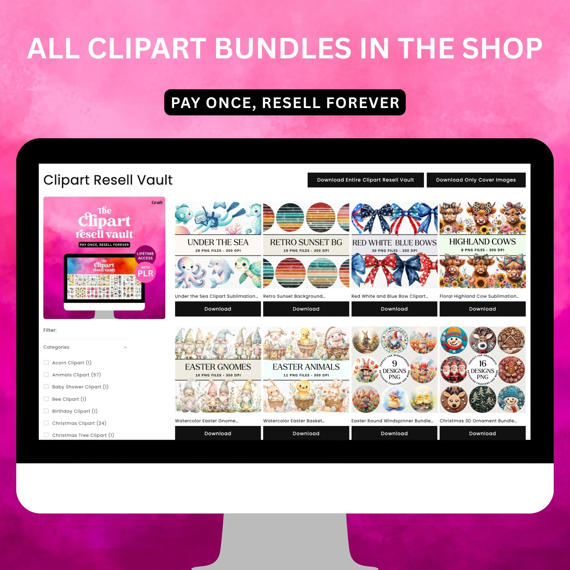 The Clipart Resell Vault Lifetime Access - Image 4