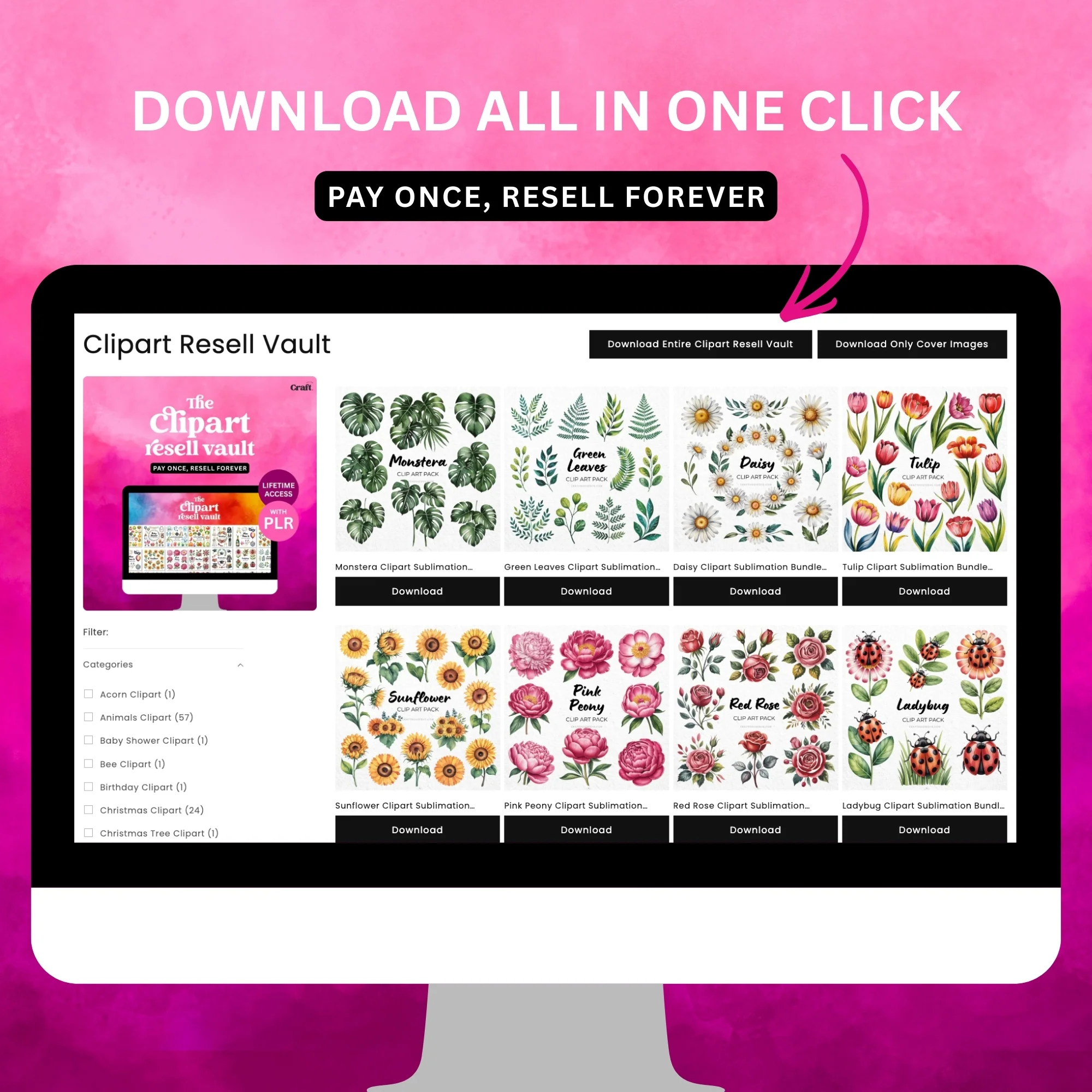 The Clipart Resell Vault Lifetime Access - Image 5